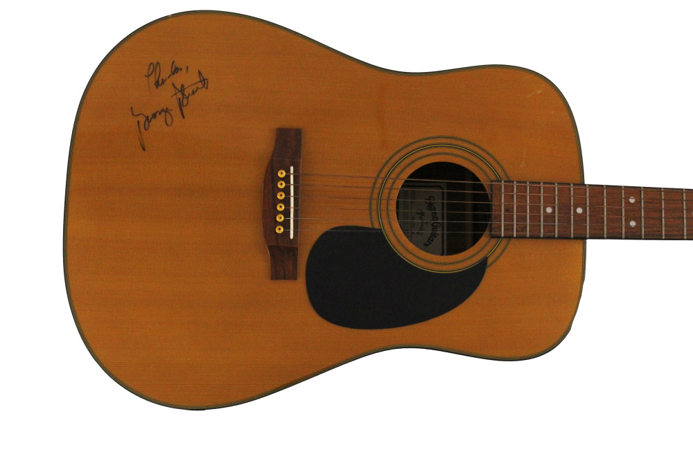 george strait autographed guitar