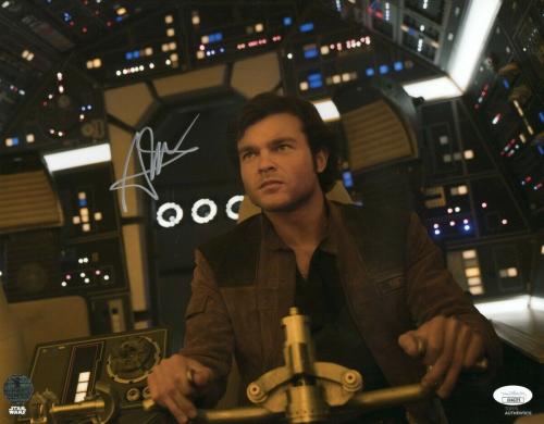 Alden Ehrenreich Signed Autographed 11X14 Photo Star Wars Han Solo JSA UU46275