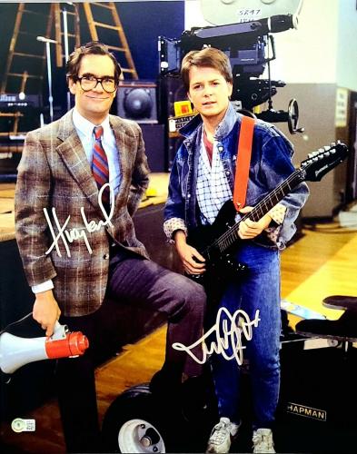 HUEY LEWIS AND THE NEWS SIGNED AUTOGRAPH 8x10 RP PHOTO GREAT CLASSIC ROCK 