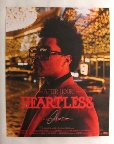 Guaranteed Authentic! RARE The Weeknd signed autographed 8x10 photo lithograph 