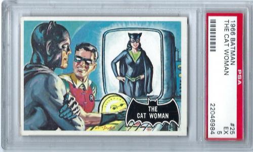 1966 Batman The Cat Woman Card # 25.  PSA - 5