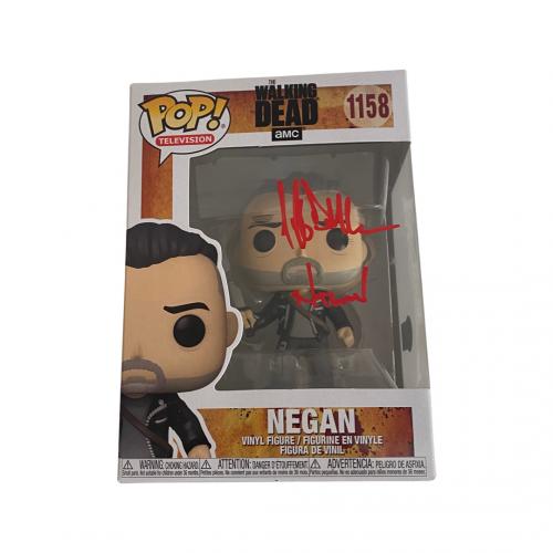 Jeffrey Dean Morgan Signed The Walking Dead Negan Funko Pop #1158 Beckett COA