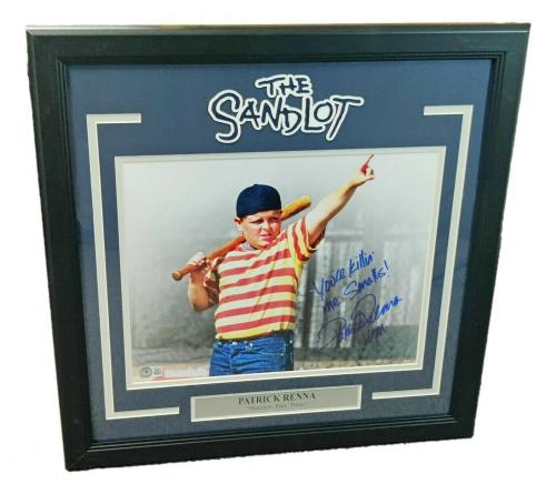 THE SANDLOT MOVIE 11X14 FRAMED PHOTO AUTOGRAPHED SIGNED BY 6 CAST MEMBERS JSA 