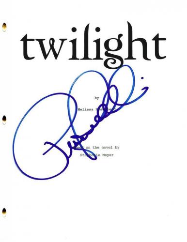 Peter Facinelli Signed Autographed TWILIGHT Full Movie Script COA VD 