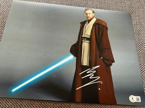 REPRINT EWAN MCGREGOR 1 Obi Wan Kenobi Star Wars autographed signed photo copy 