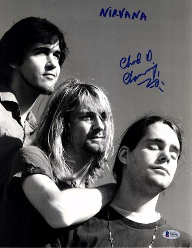 foto con autografo stampato print signed photo NIRVANA Kurt Cobain 