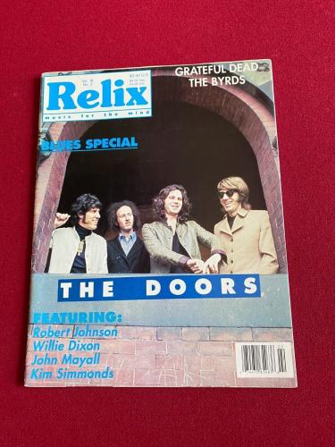 1991, THE DOORS, "Relix" Magazine (No Label) Scarce / Vintage (Jim Morrison)