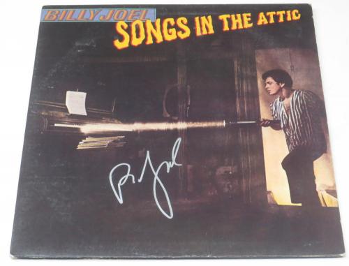 Billy Joel Signed Songs In The Attic Vinyl Album Lp Authentic Autograph Coa