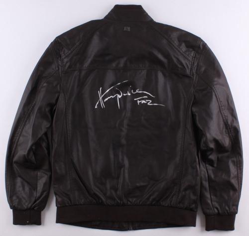 Henry Winkler "fonz" Autographed Leather Jacket (happy Days) - Jsa Coa!