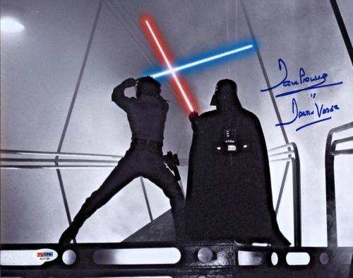 David Dave Prowse Signed Star Wars Darth Vader 11x14 Photo - PSA/DNA 6
