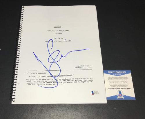 Autographed Jerry Seinfeld Memorabilia Signed Photos