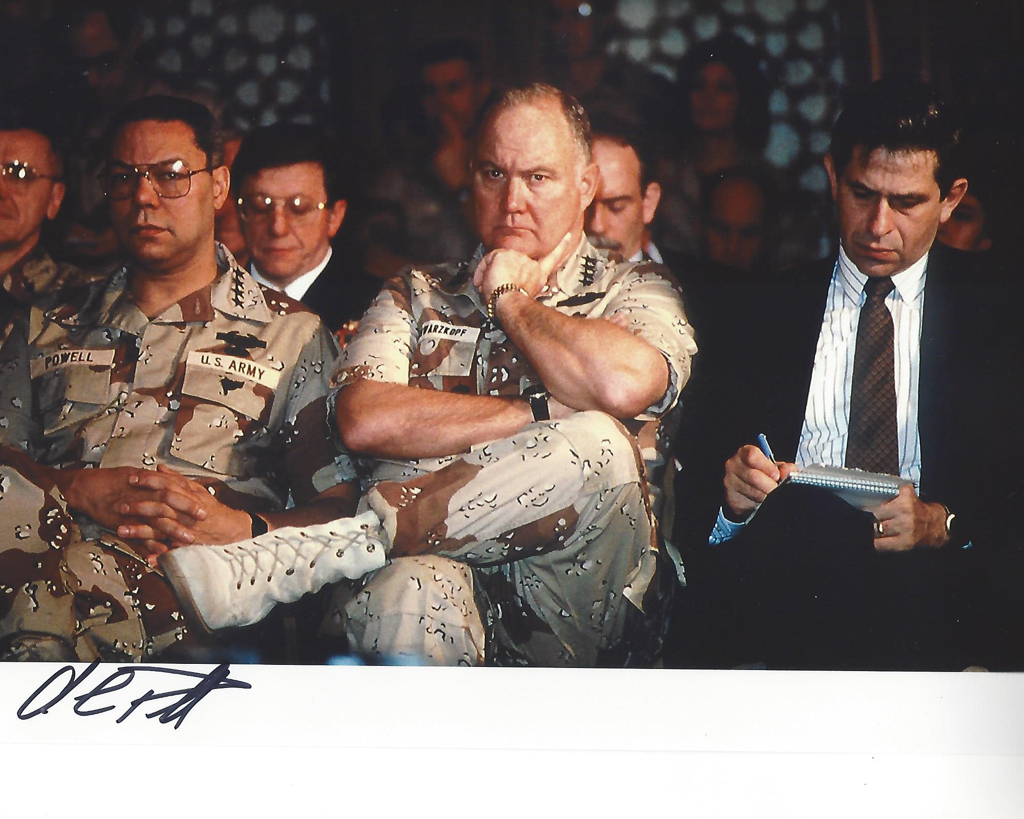 Colin Powell U.S.A Politiker Autograph Autogramm US Army