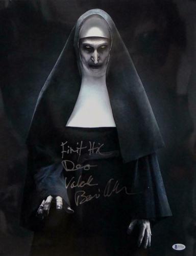 Bonnie Aarons Autographed 16x20 The Nun Photo with Finit Deo- Beckett W Auth
