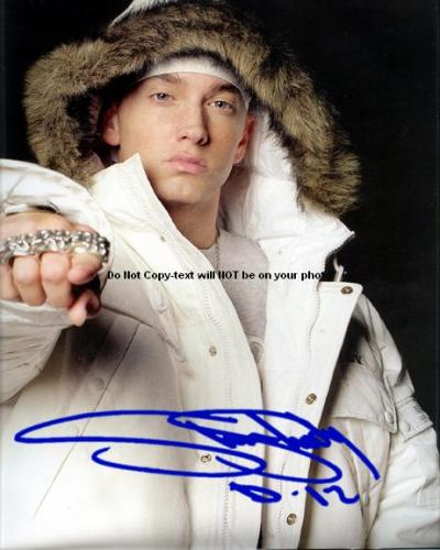 Eminem Autographed Facsimile Signed Photo