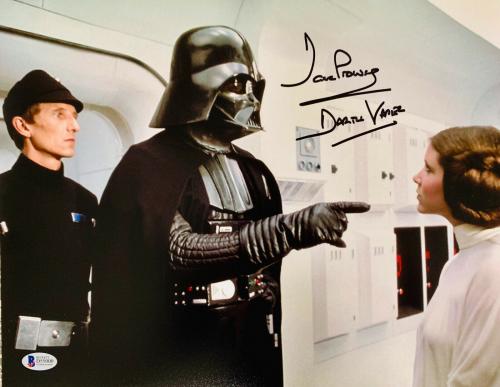 David Dave Prowse Signed Star Wars Darth Vader 11x14 Photo Beckett BAS 19