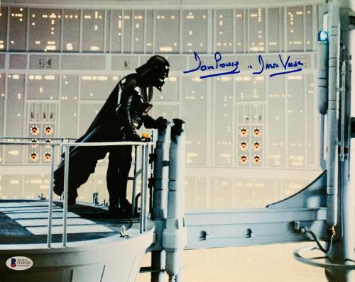 Dave Prowse Signed Star Wars Darth Vader 11x14 Photo Beckett BAS 24