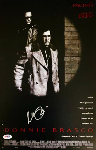 Al Pacino Signed 11 x 17 Donnie Brasco Movie Poster Photo - PSA DNA