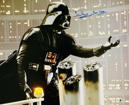 David Dave Prowse Authentic Signed Star Wars Darth Vader16x20 Photo BAS Beckett