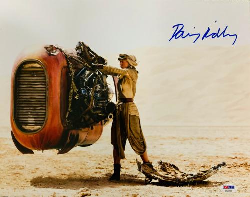 Daisy Ridley Signed Star Wars The Force Awakens 16x20 Photo - Rey PSA DNA COA