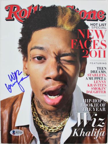 Autographed Wiz Khalifa Memorabilia Signed Photos Other Items