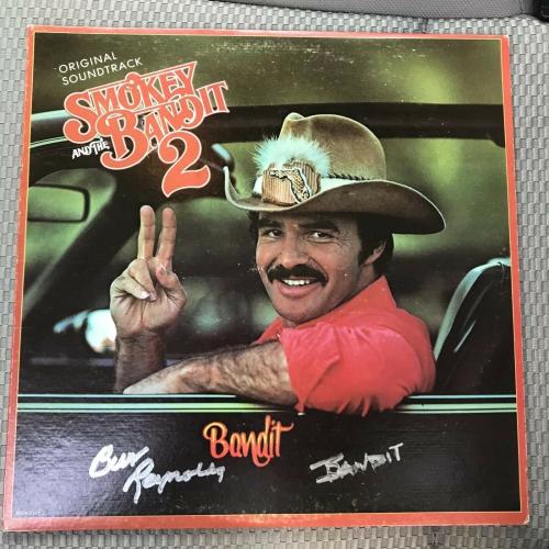 Burt Reynolds Signed Vinyl Album Smokey And The Bandit Inscribed Bandit JSA