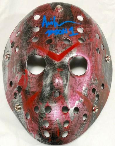 Ari Lehman Jason Voorhees Friday the 13th Signed Mask FSG Jason 1 E