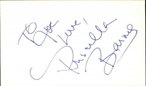 Priscilla Barnes Actress Jane The Virgin Signed 3 X 5 Index Card