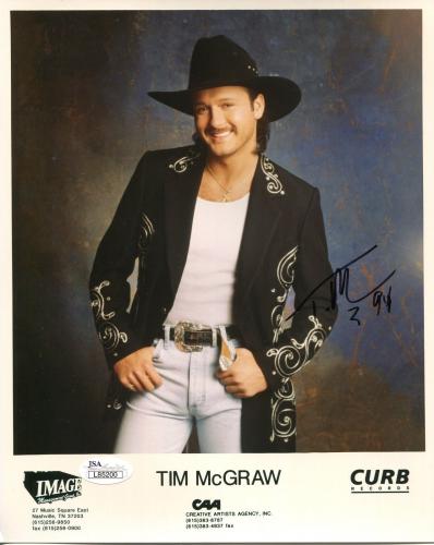 AUTOGRAPHED PICTURE SIGNED 8X10 PHOTO REPRINT TIM MCGRAW 2 