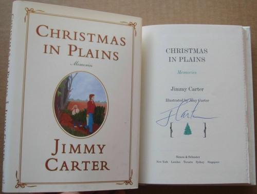 Jimmy Carter signed book Nobel Prize Lecture 1st Print Beckett BAS Authentic