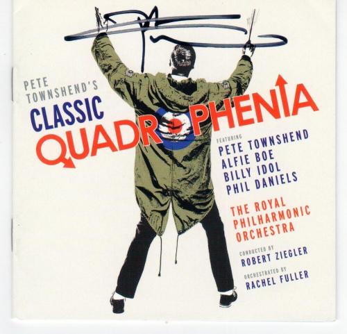 Pete Townshend The Who Signed CD Cover Classic Quadrophenia Beckett BAS auto