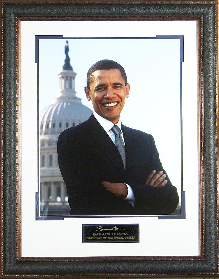 Barack Obama - Laser Engraved Signature Wall Decor