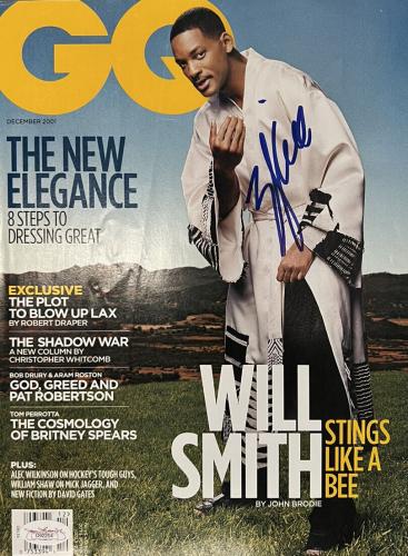 Will Smith  Signed  (December 2001) GQ Magazine JSA