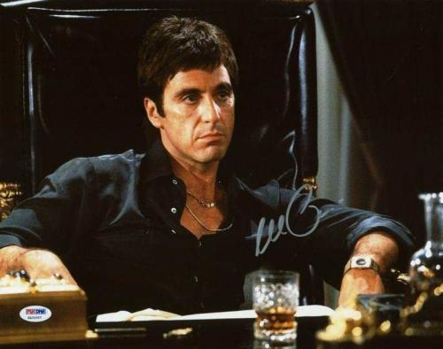 Al Pacino Scarface Signed 11X14 Photo Auto Graded Gem Mint 10! PSA/DNA #6A31057