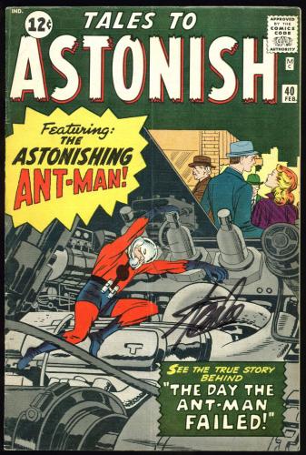 Stan Lee Signed Tales To Astonish #40 Comic Book PSA/DNA #Z05346