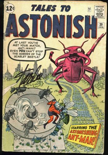 Stan Lee Signed Tales To Astonish #39 Comic Book PSA/DNA #Z05345