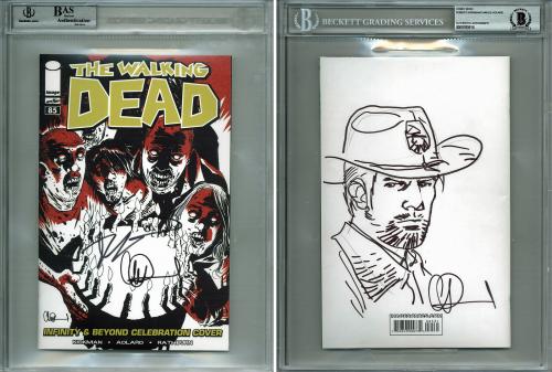 Robert Kirkman & Charlie Adlard(2) Signed The Walking Dead #85 Variant Comic BAS