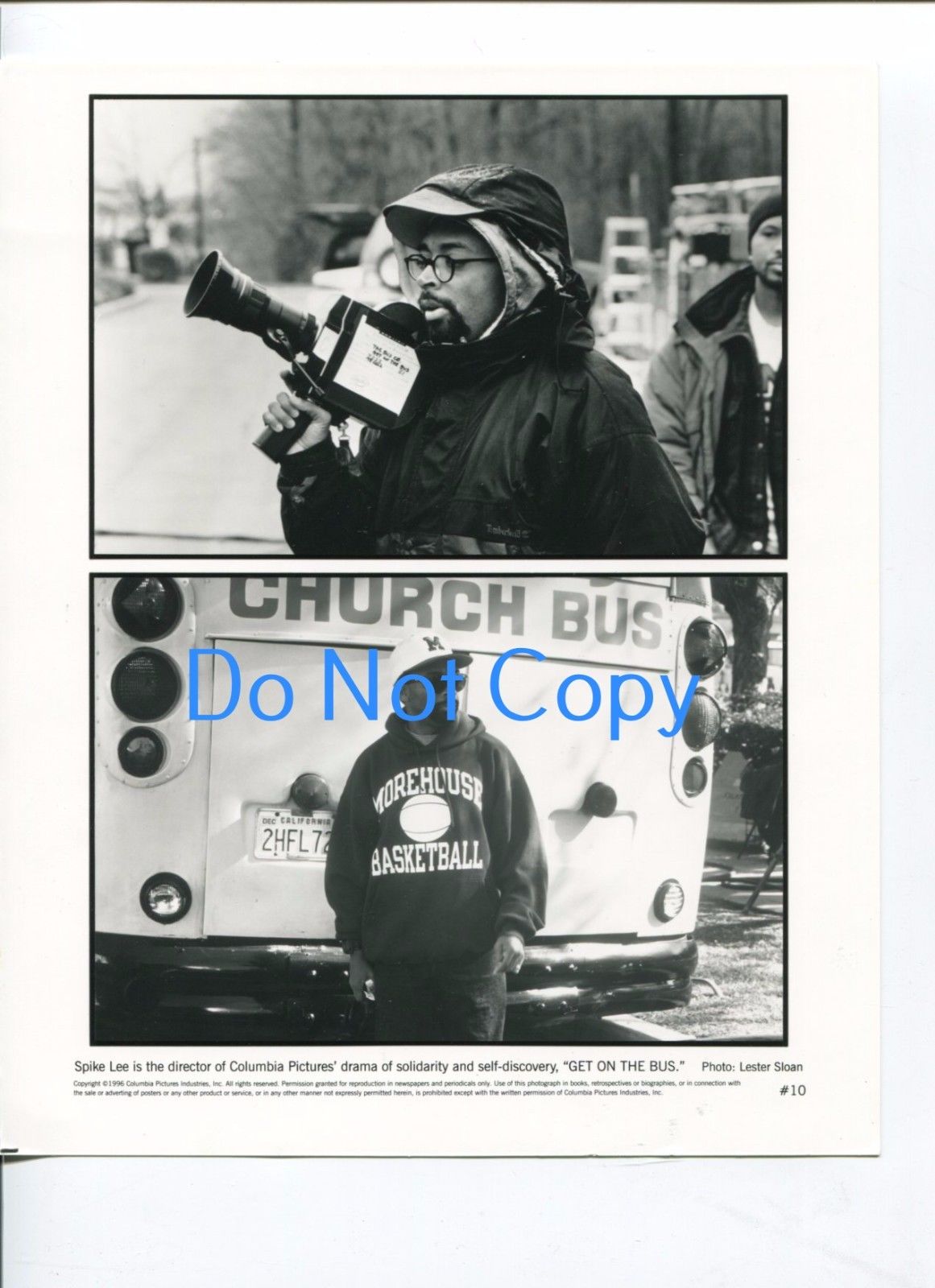 Spike Lee Director Get On The Bus Original Movie Press Still Glossy Photo