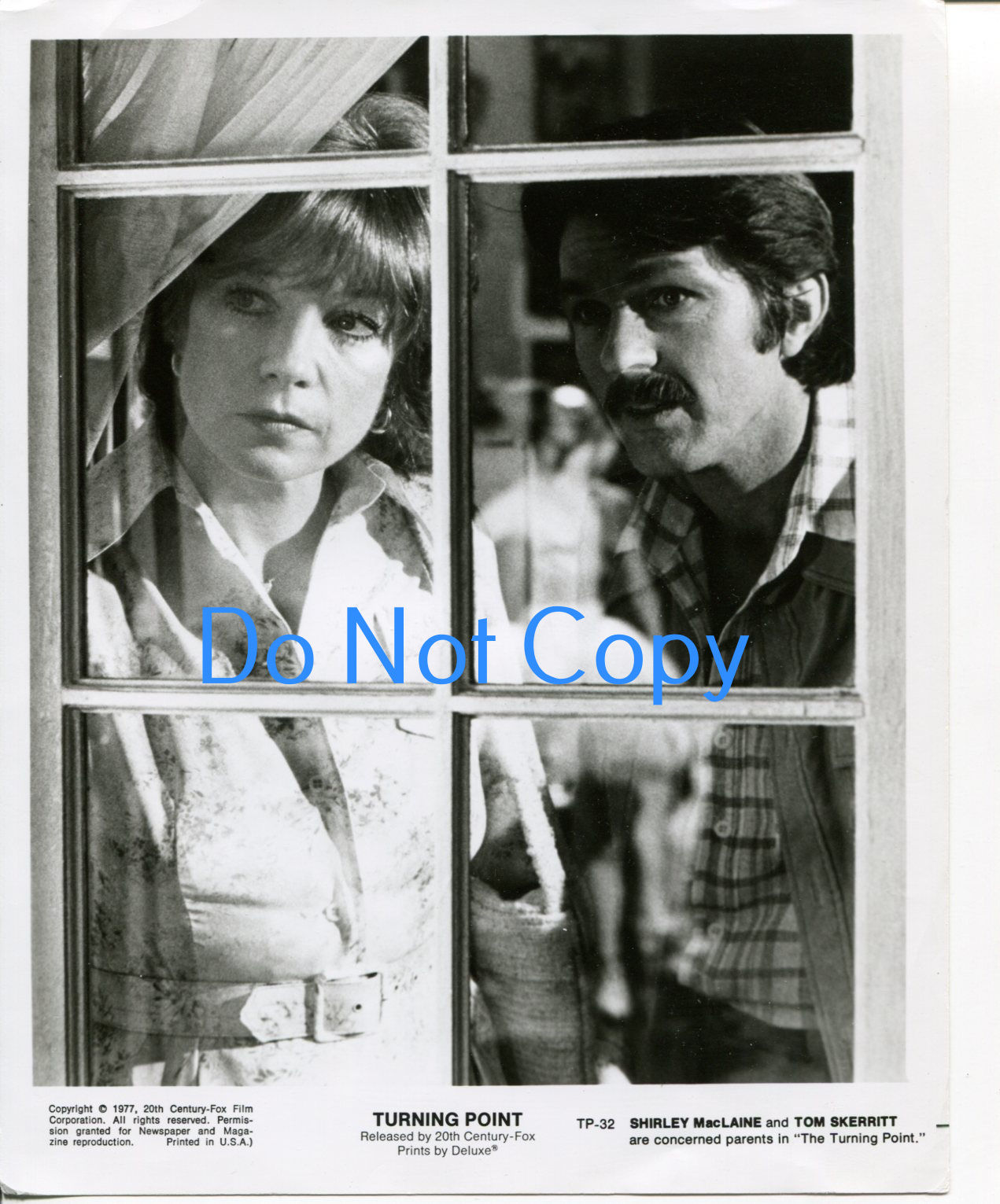 Shirley Maclaine Tom Skerritt The Turning Point Original Movie Still Press Photo