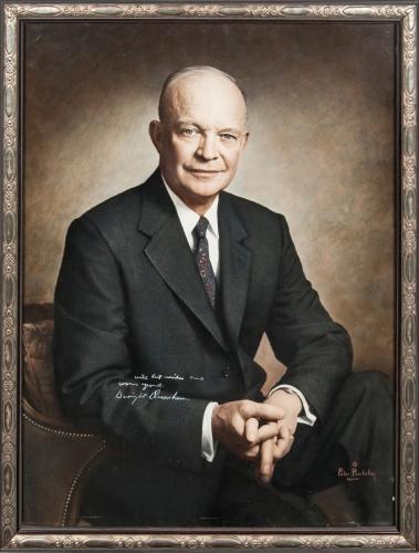 President Dwight D Eisenhower Autographed 8x10 Signed Photo Reprint 