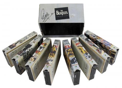 Ringo Starr The Beatles Signed The Beatles Anthology VHS Box Set BAS #A06759