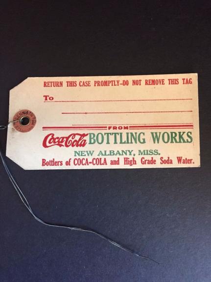 1920's Coca-Cola, "Un-Used" Bottle Case Tag