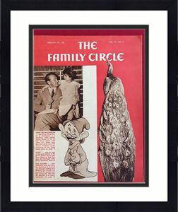1938, Walt Disney (DOPEY), "Family Circle" Magazine (No Label) Scarce