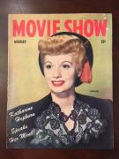 1944, Lucille Ball "Movie Show" Magazine, (Scarce / Vintage)