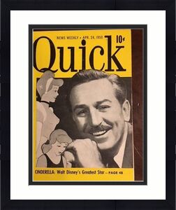 1950, Walt Disney, "Quick" Magazine (Pre-Disneyland)