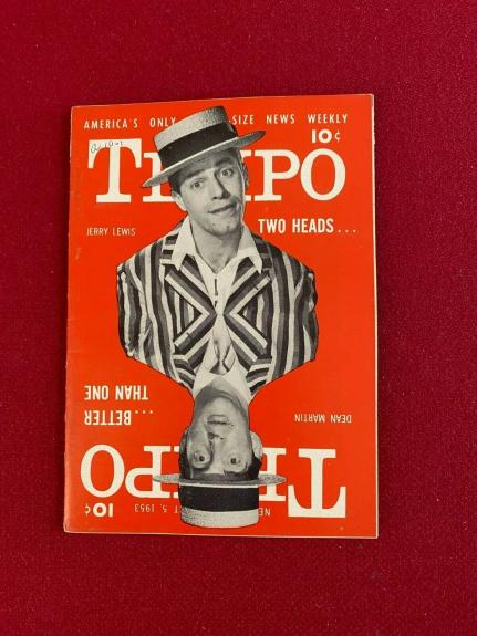 1953, Dean Martin / Jerry Lewis "TEMPO" Magazine  (Scarce / Vintage)