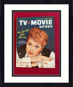 1954, Lucille Ball, "TV & MOVIE SCREEN" Magazine (No Label) Scarce (I Love Lucy)