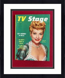 1954, Lucille Ball, "TV Stage" Magazine (No Label) Scarce  (I Love Lucy)
