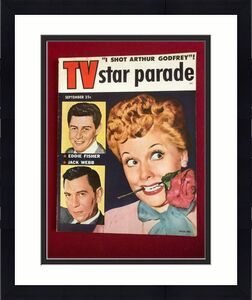 1954, Lucille Ball, "TV Star Parade"  Magazine (No Label) Scarce / Vintage