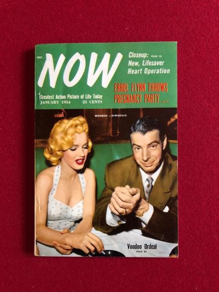 1954, Marilyn Monroe (Joe D.), "NOW" Magazine (No Label) Scarce