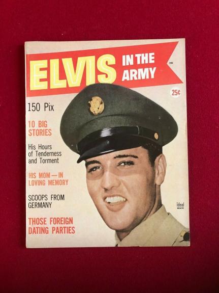 1959, Elvis Presley, "ELVIS IN The ARMY" Magazine (Scarce / Vintage)